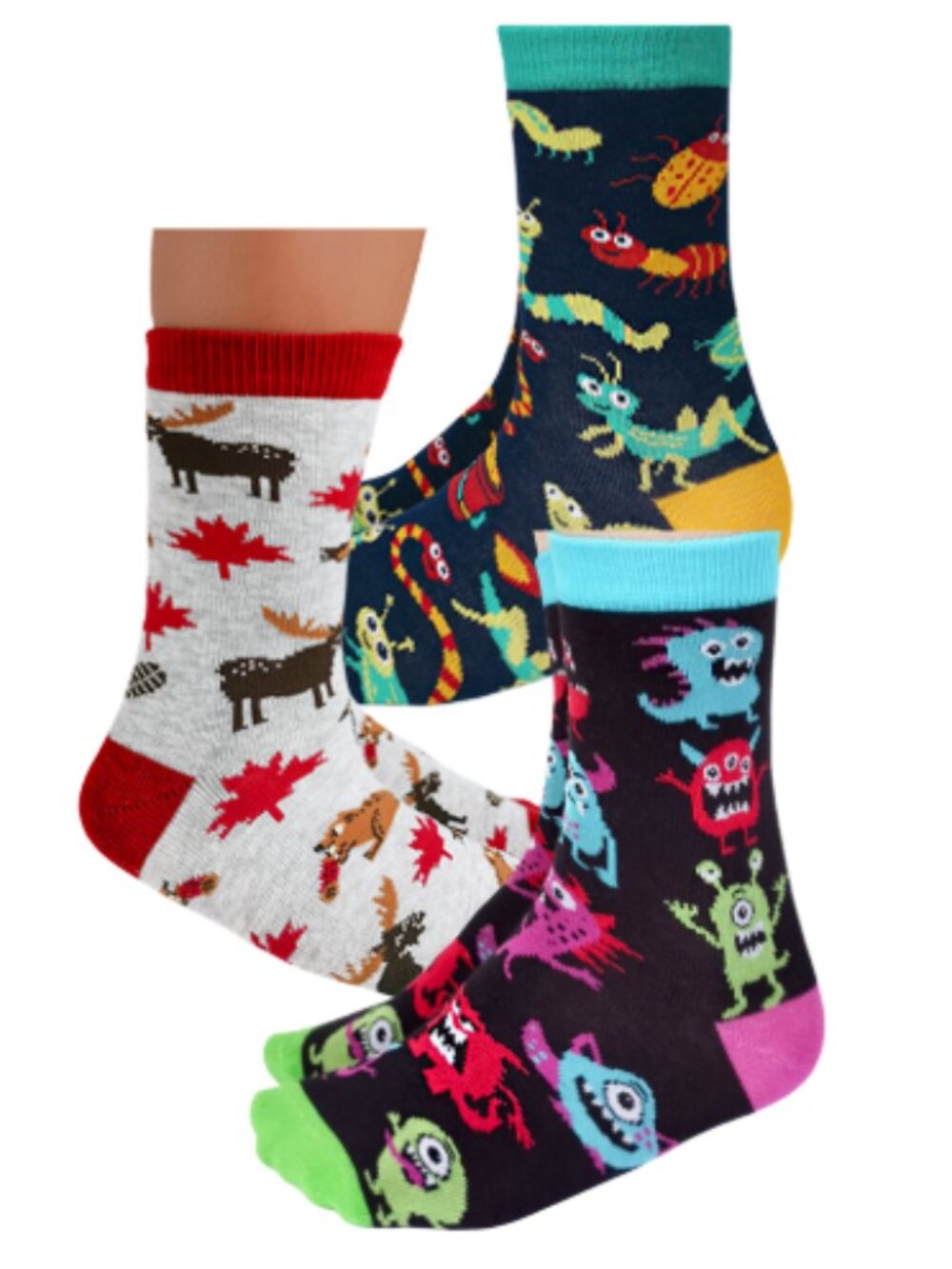 Kids Uptown Sox Crew Socks | Buggin' Out Socks | NWT